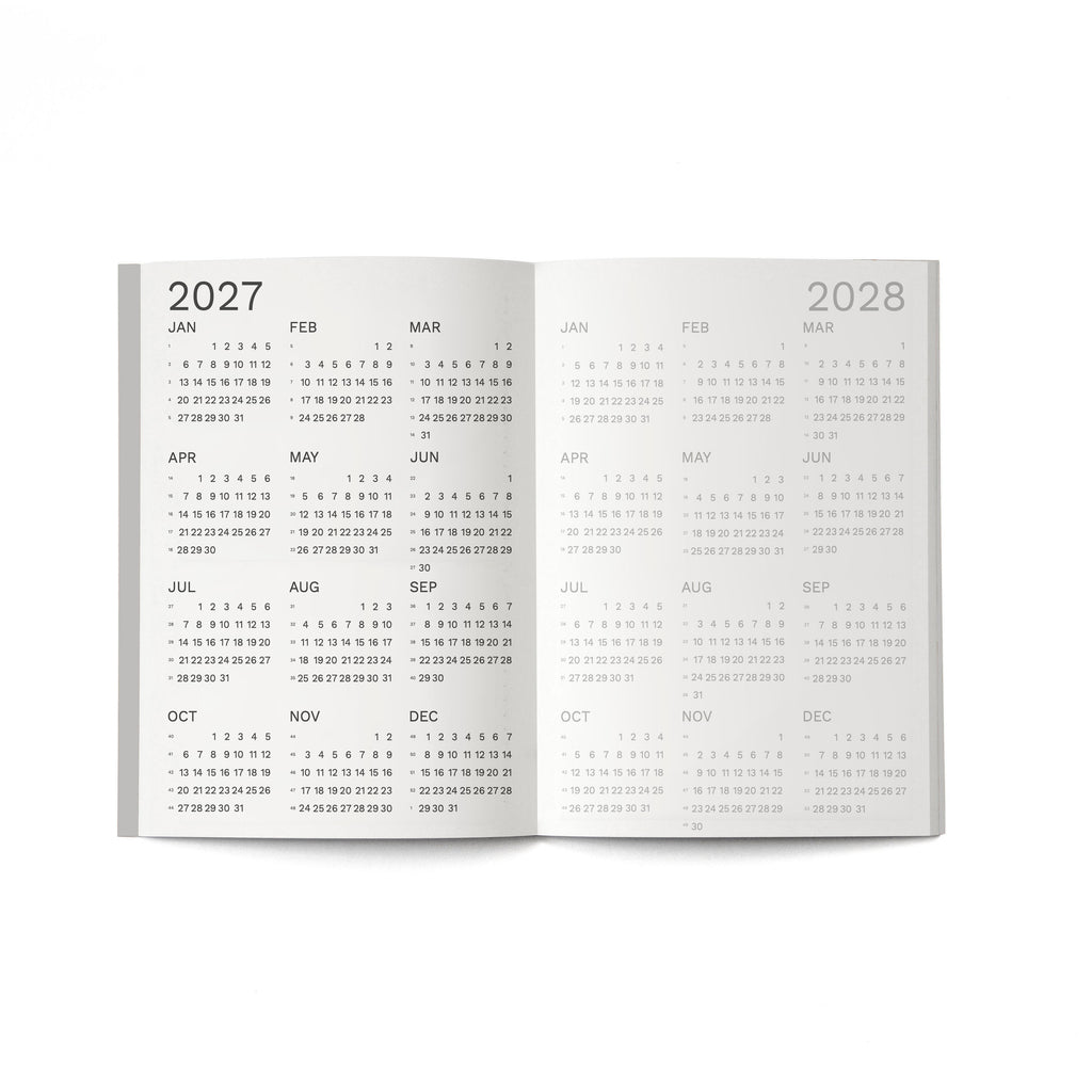 2027 Small Monthly Planner PLUS in by Octàgon Design. 2027 and 2028 calendars.