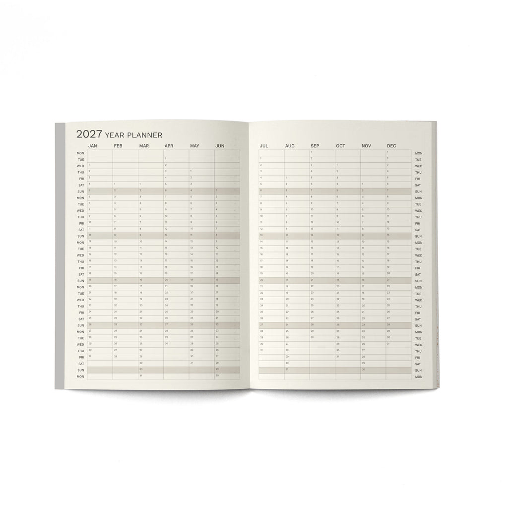 2027 Small Monthly Planner PLUS in by Octàgon Design. 2027 Year Planner.