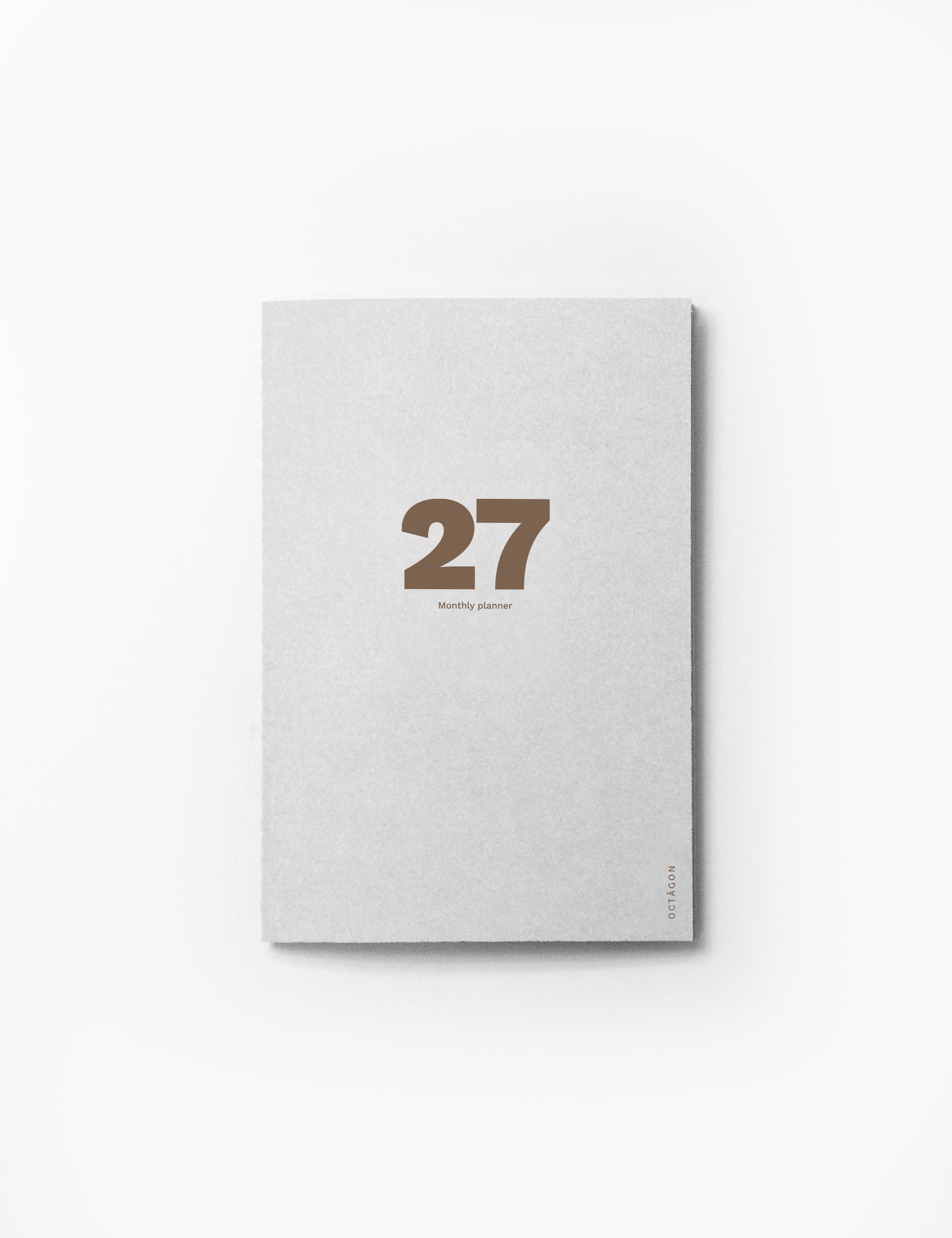 2027 Small Monthly Planner PLUS in by Octàgon Design. Main cover