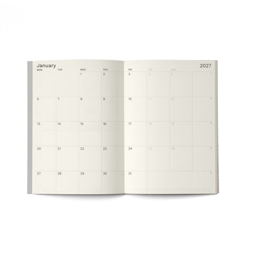 2027 Small Monthly Planner PLUS in by Octàgon Design. Monthly template.