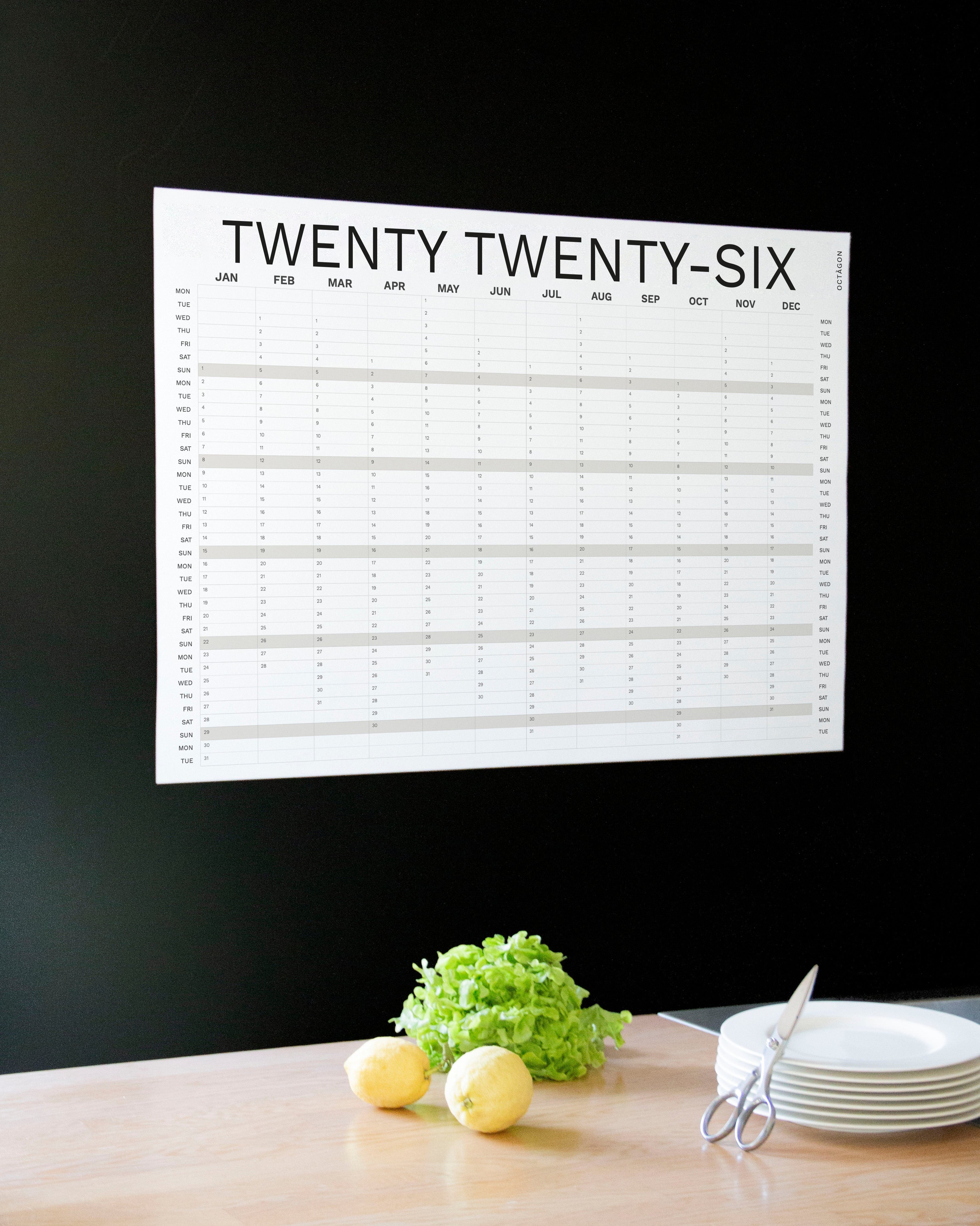 Best wall planner from Octàgon Design