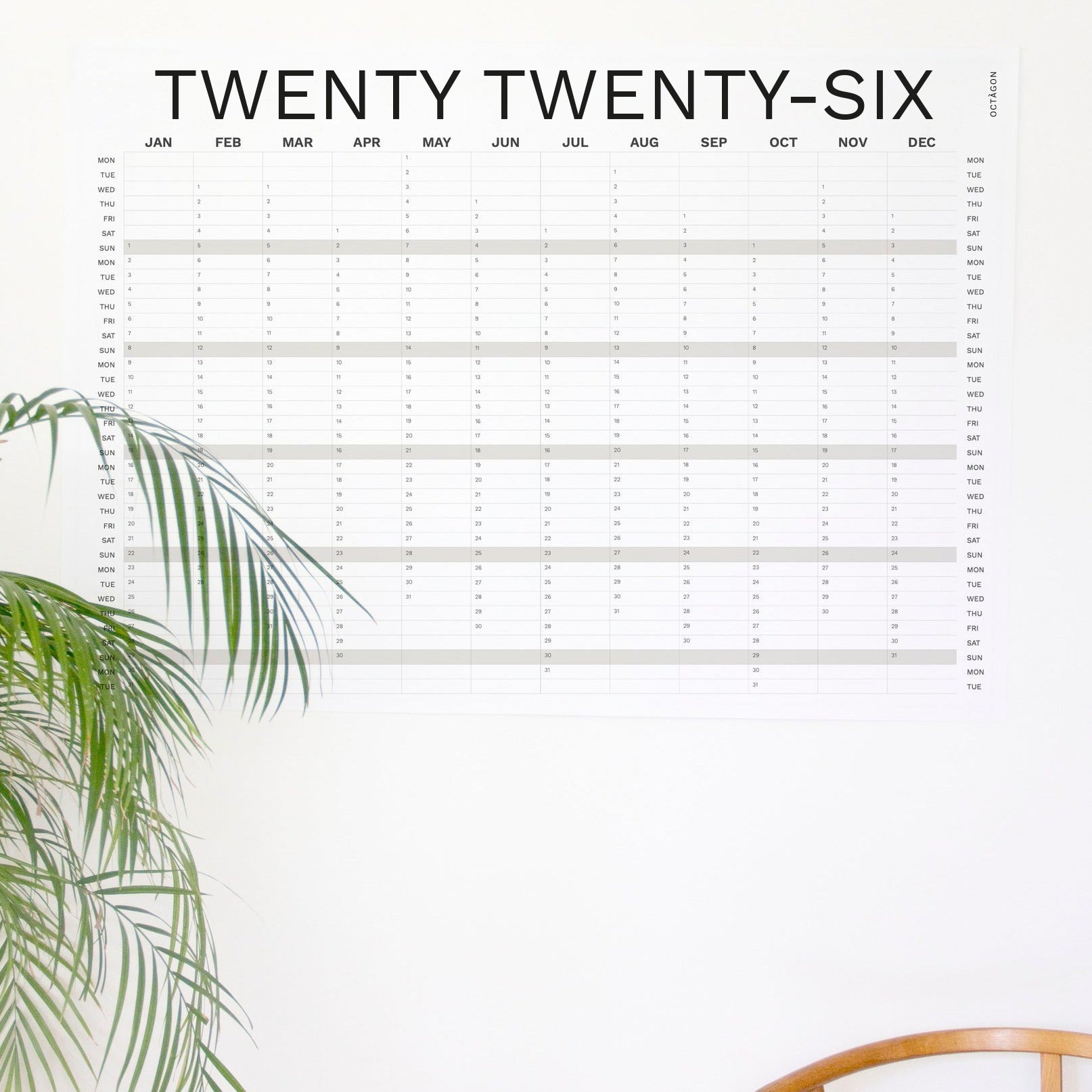 Best wall planner from Octàgon Design