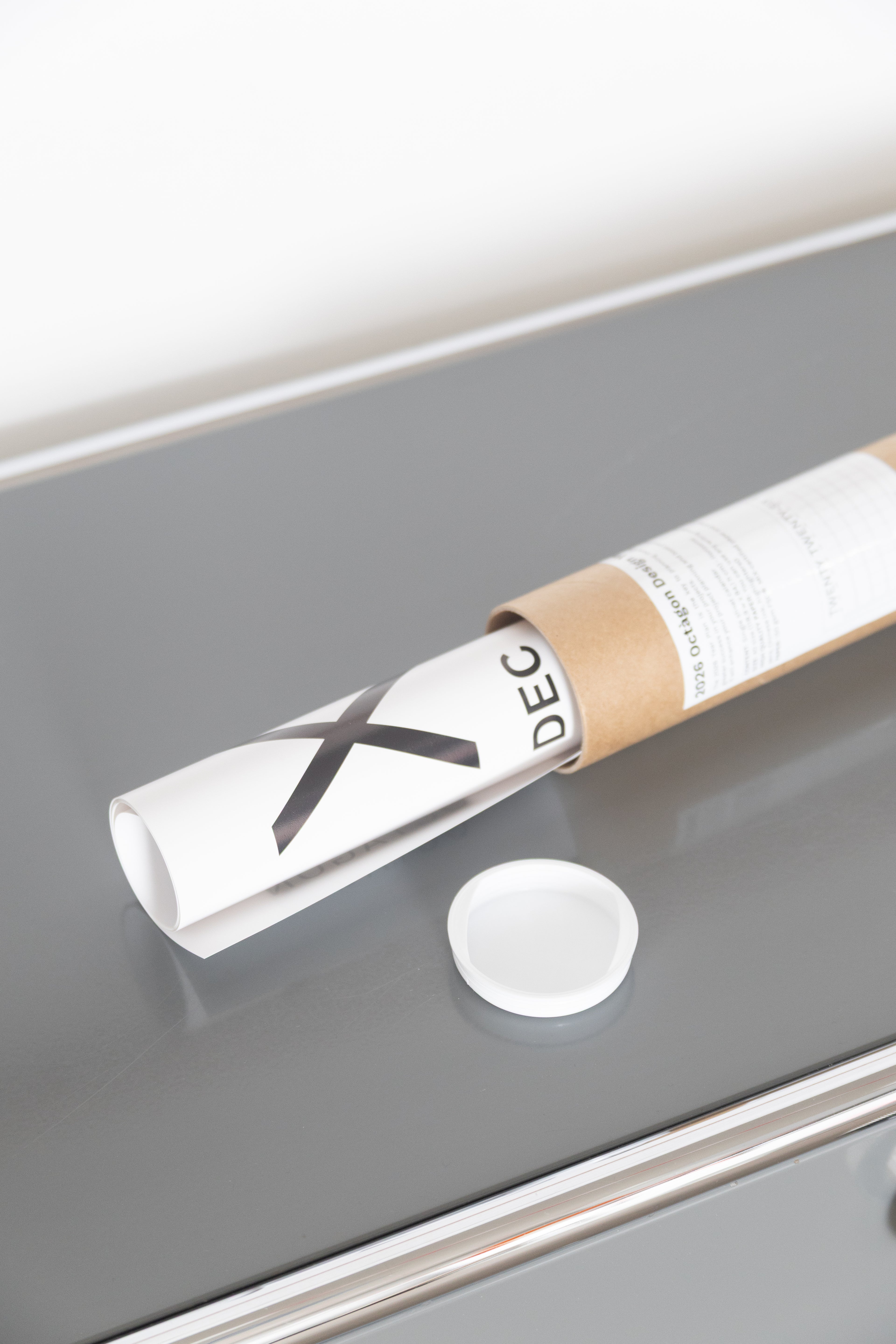2027 Year Plan, wall calendar by Octàgon Design. Packaging