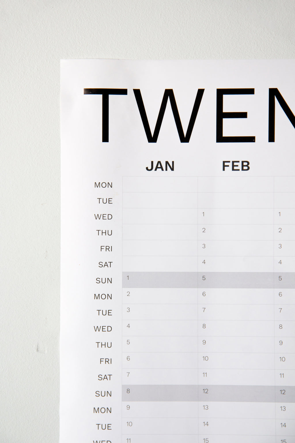 2027 Year Plan · A0 size