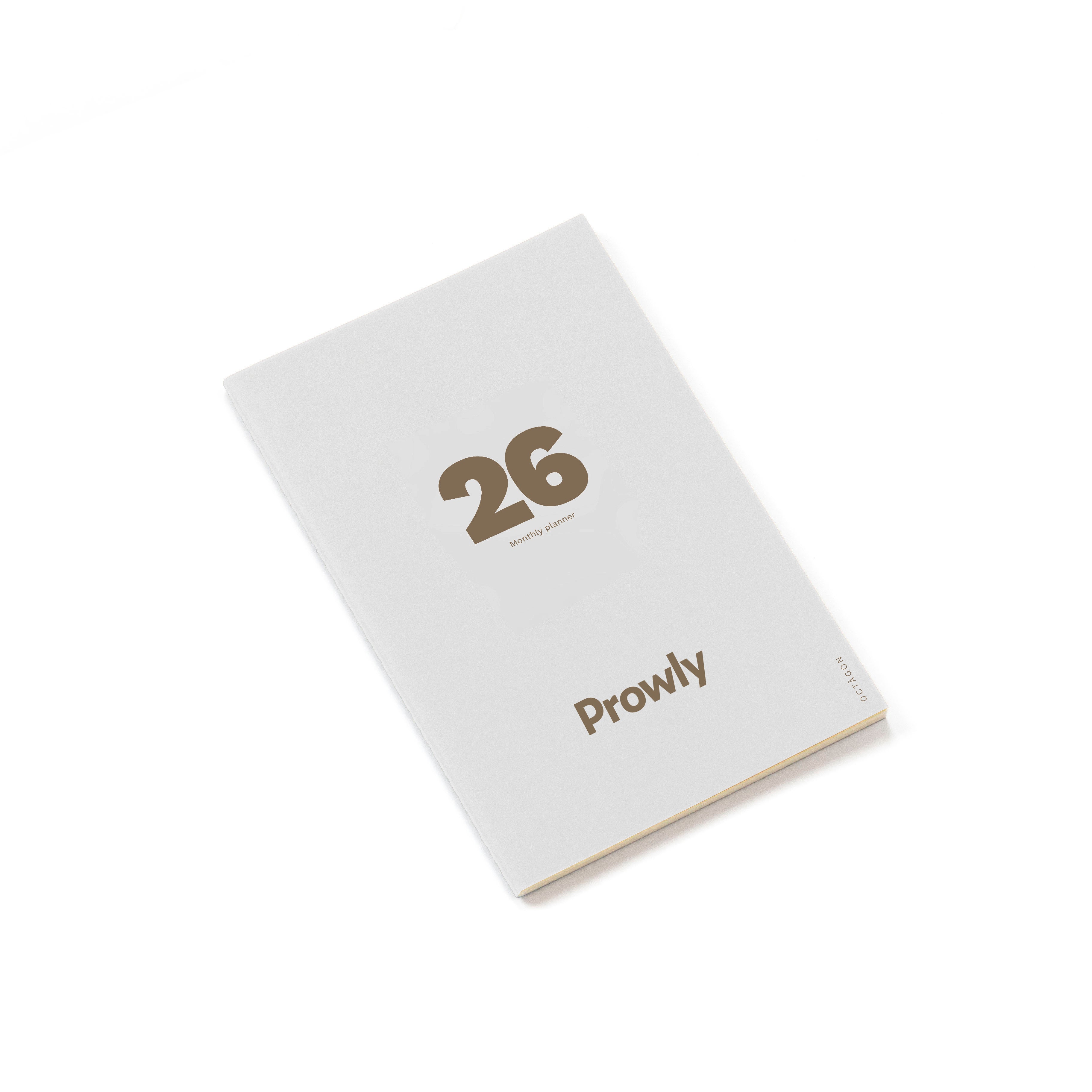 CUSTOM · 2026 Small Monthly Planner Plus · Stapled binding · 56 pages · Similar A5 Size