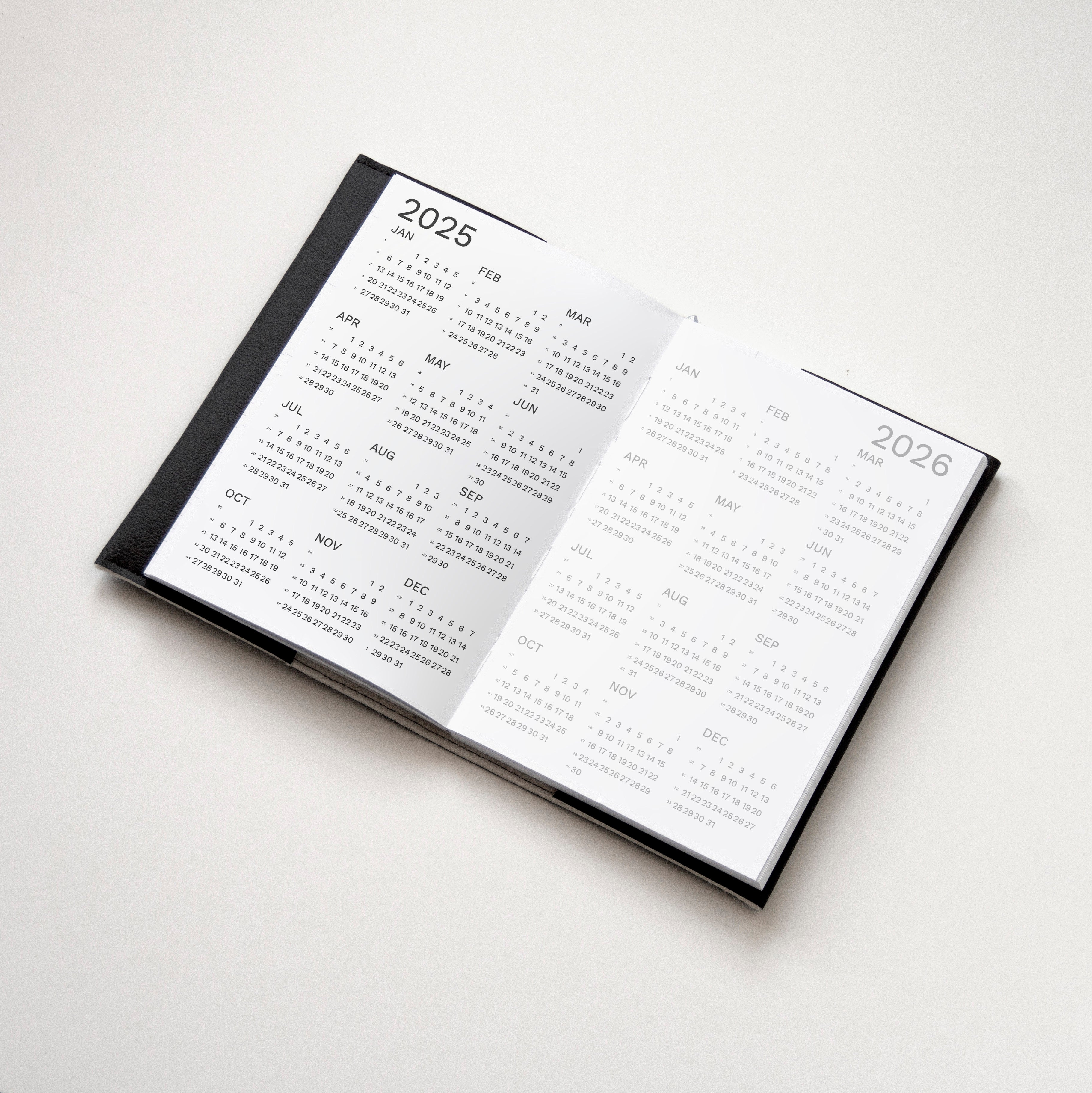 Octàgon Design 2025 PRO Weekly Planner, 2025 and 2026 calendars