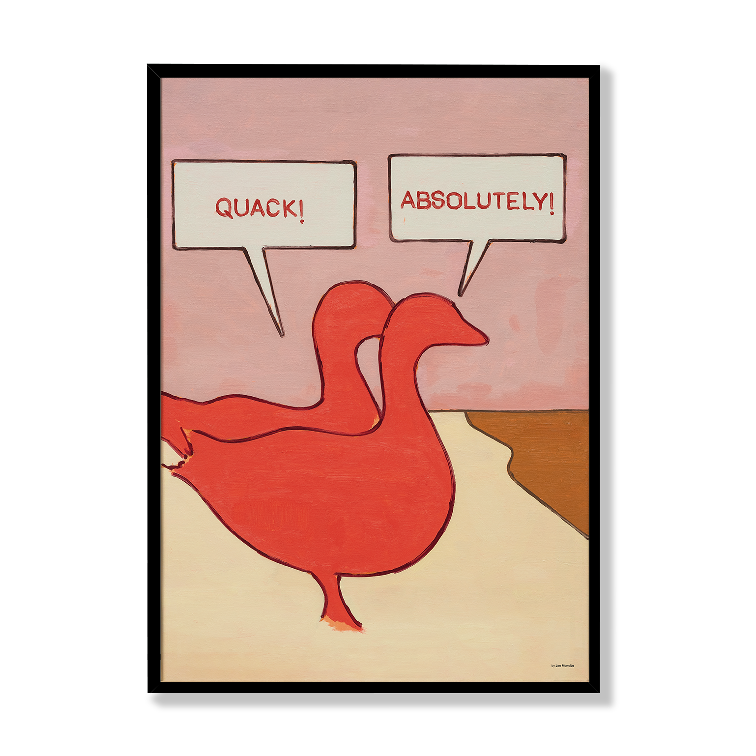 Quack Graphics Art Print Quack by Jan Monclús – OCTÀGON DESIGN