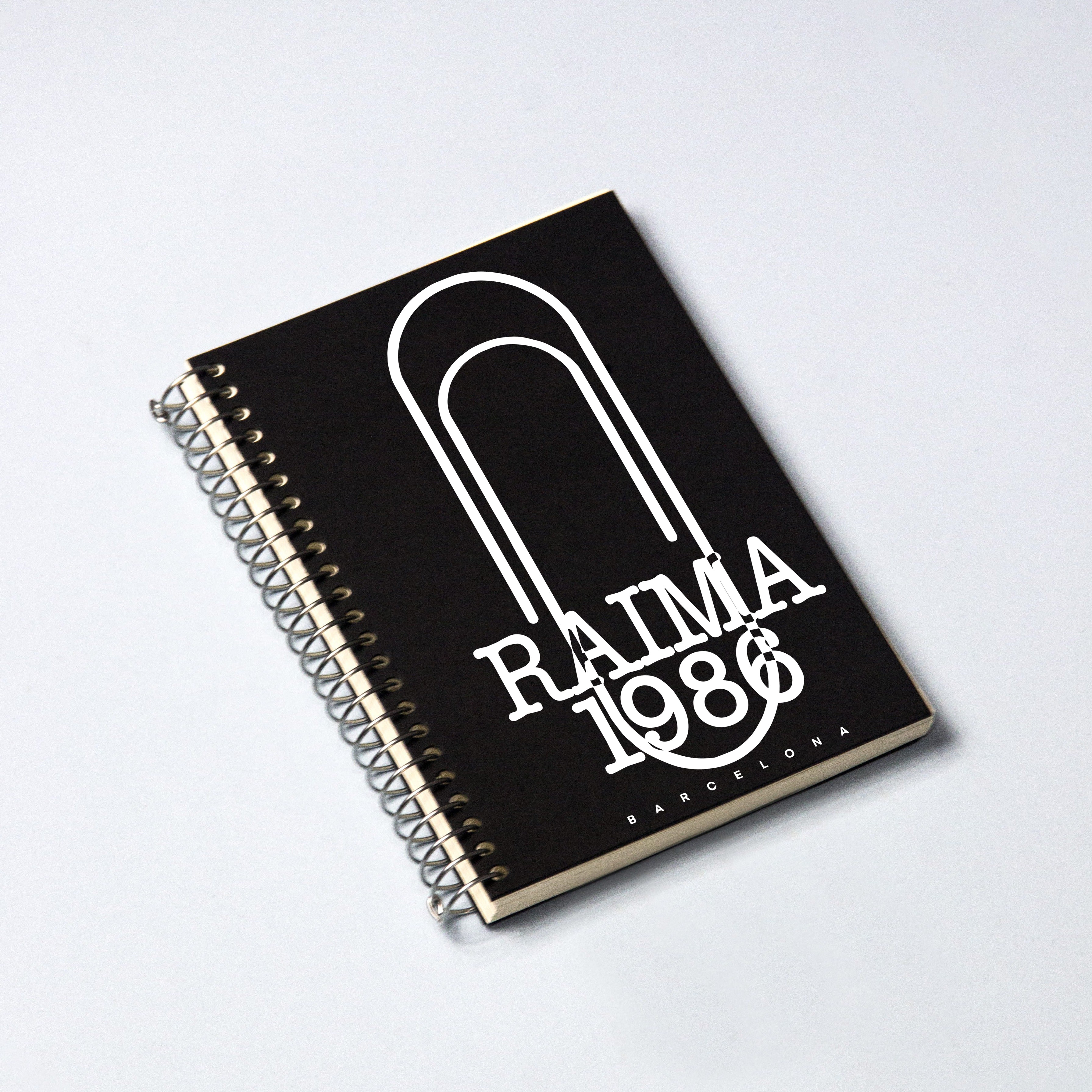 PERSONALIZACIÓN | Libreta espiral | Negro | 144 páginas | similares A5