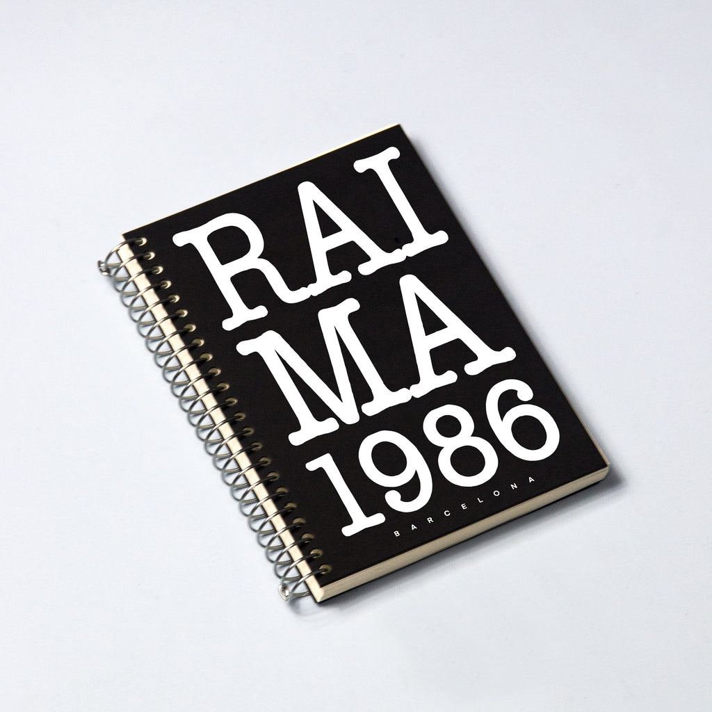 PERSONALIZACIÓN | Libreta espiral | Negro | 144 páginas | similares A5