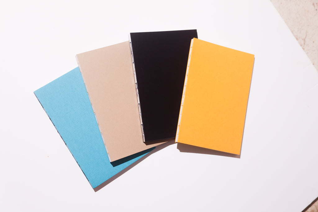 Open Spine Notebook 13,5x20 cm (80 pages) · Dotted. Exposed spine detail.