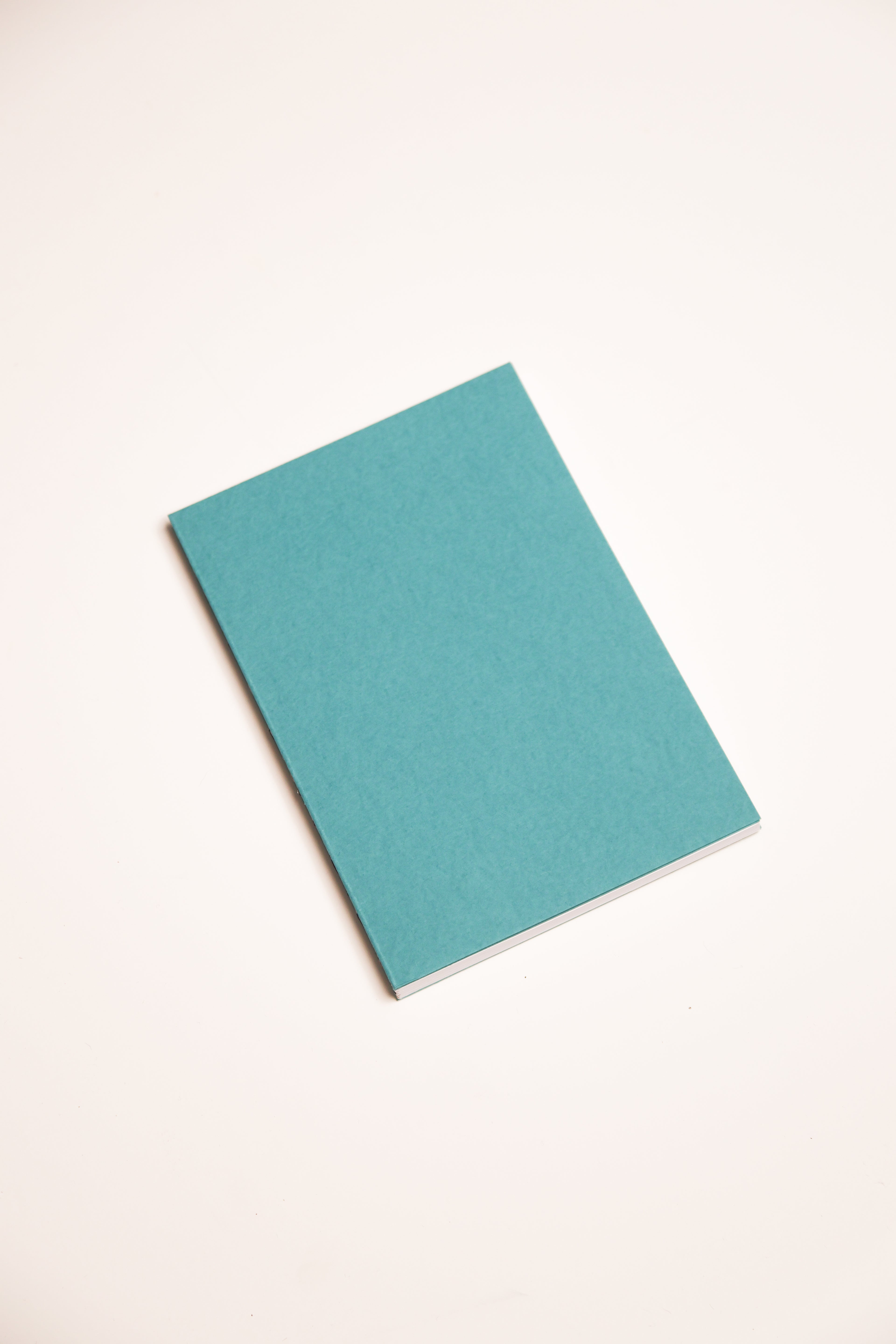Open Spine Notebook 13,5x20 cm (80 pages) · Dotted. Caribbean Blue color cover.