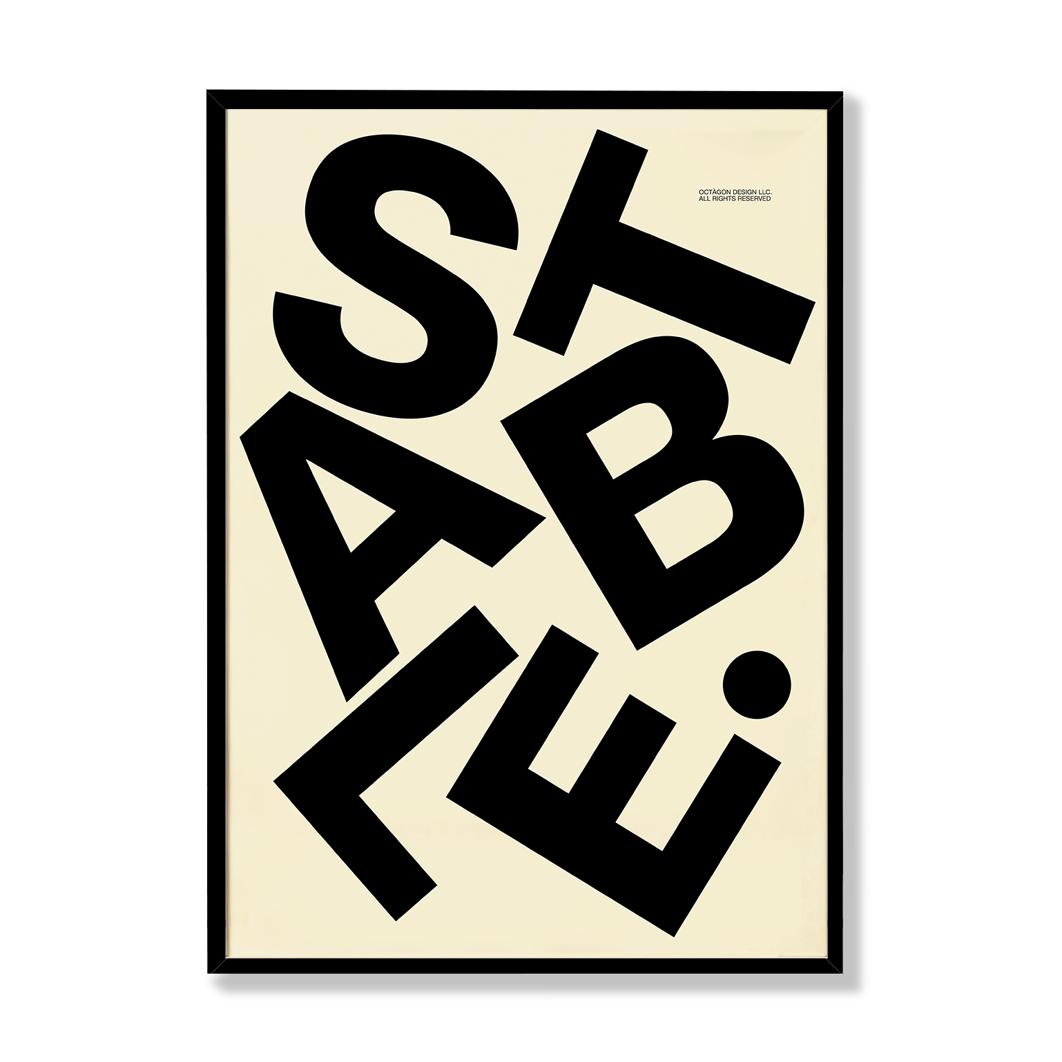 Art Print Stable by Oriol Sort – OCTÀGON DESIGN