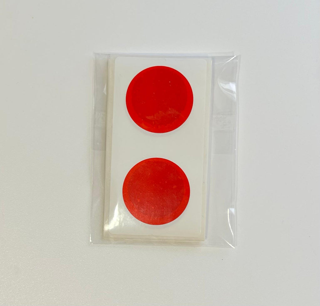 Transparent and red Magic Date Markers from Octàgon Design