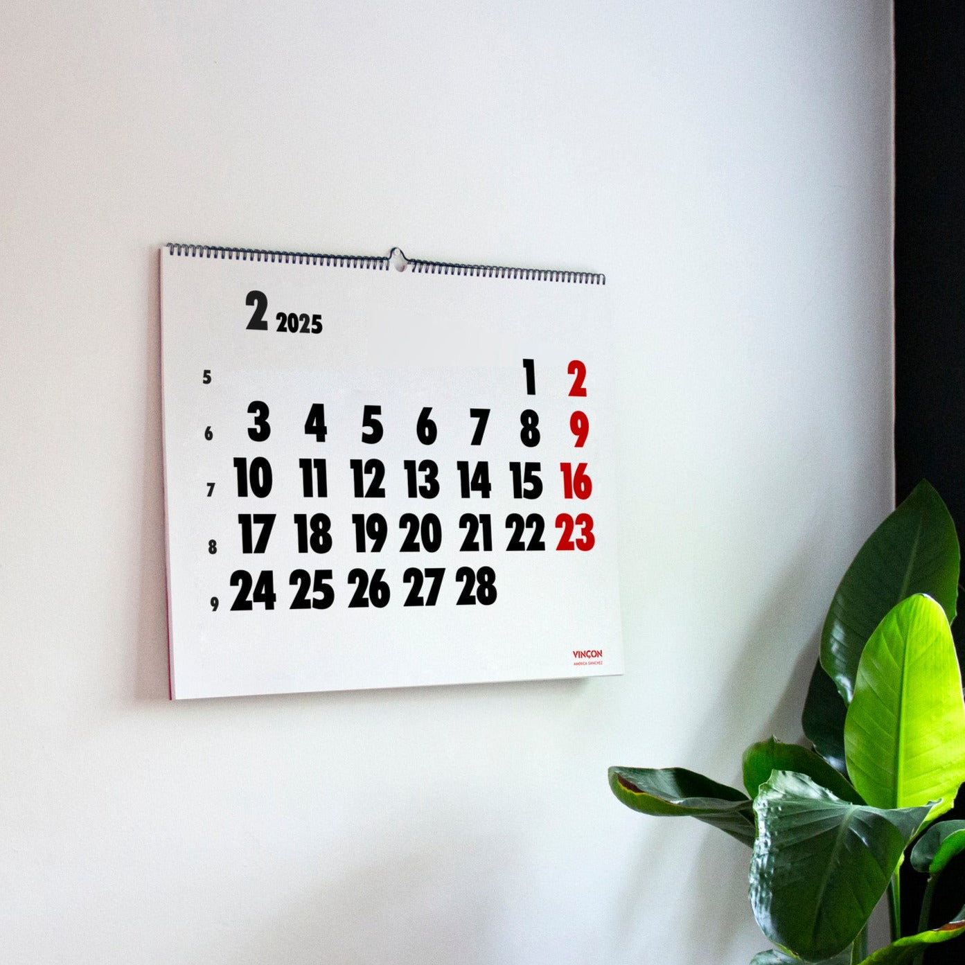 Vinçon Wall Calendar from Octàgon Design