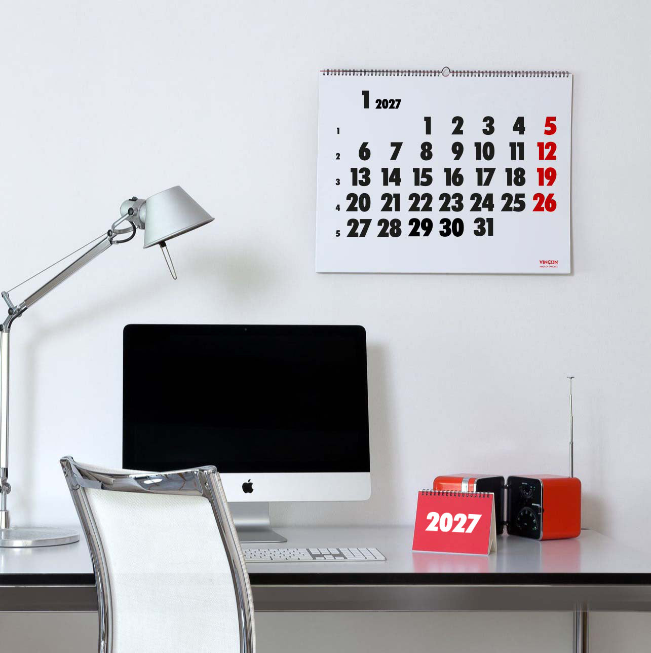2027 Vinçon Desk Calendar