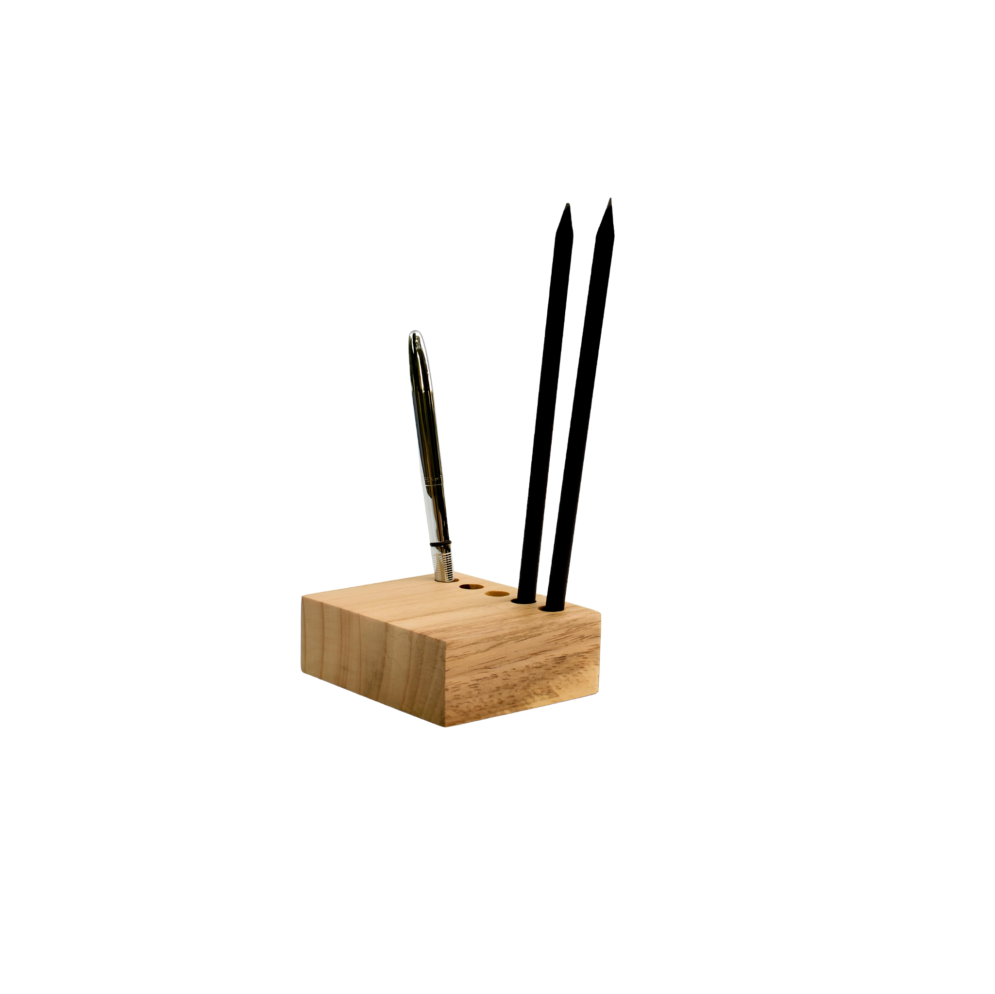 Minimalist Wood Pencil Holder