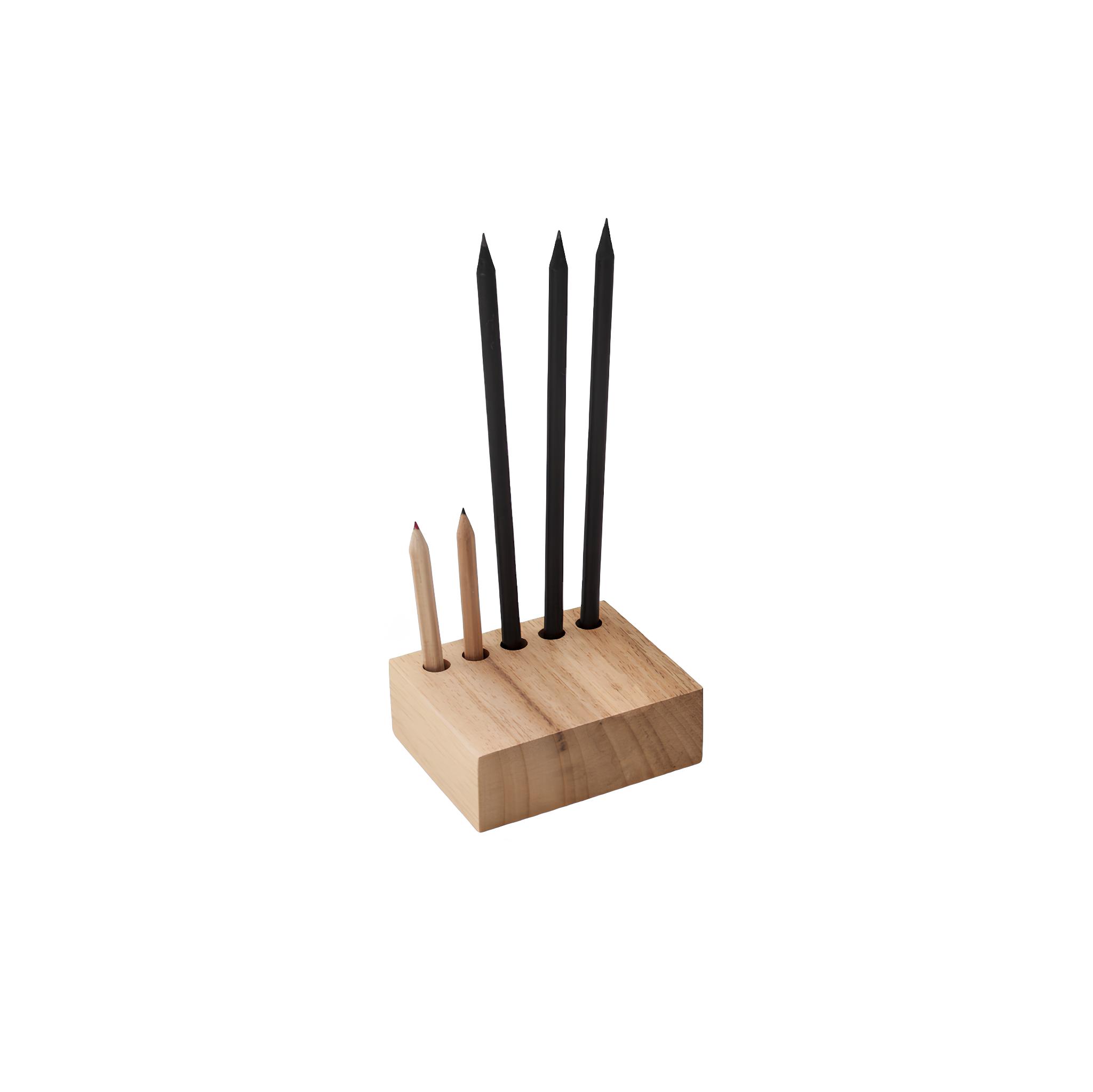 Minimalist Wood Pencil Holder