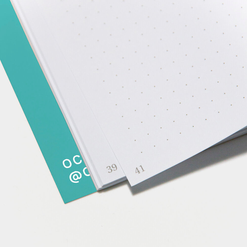 OCTÀGON DESIGN | Organized Notebook | Notebook details, dotted paper