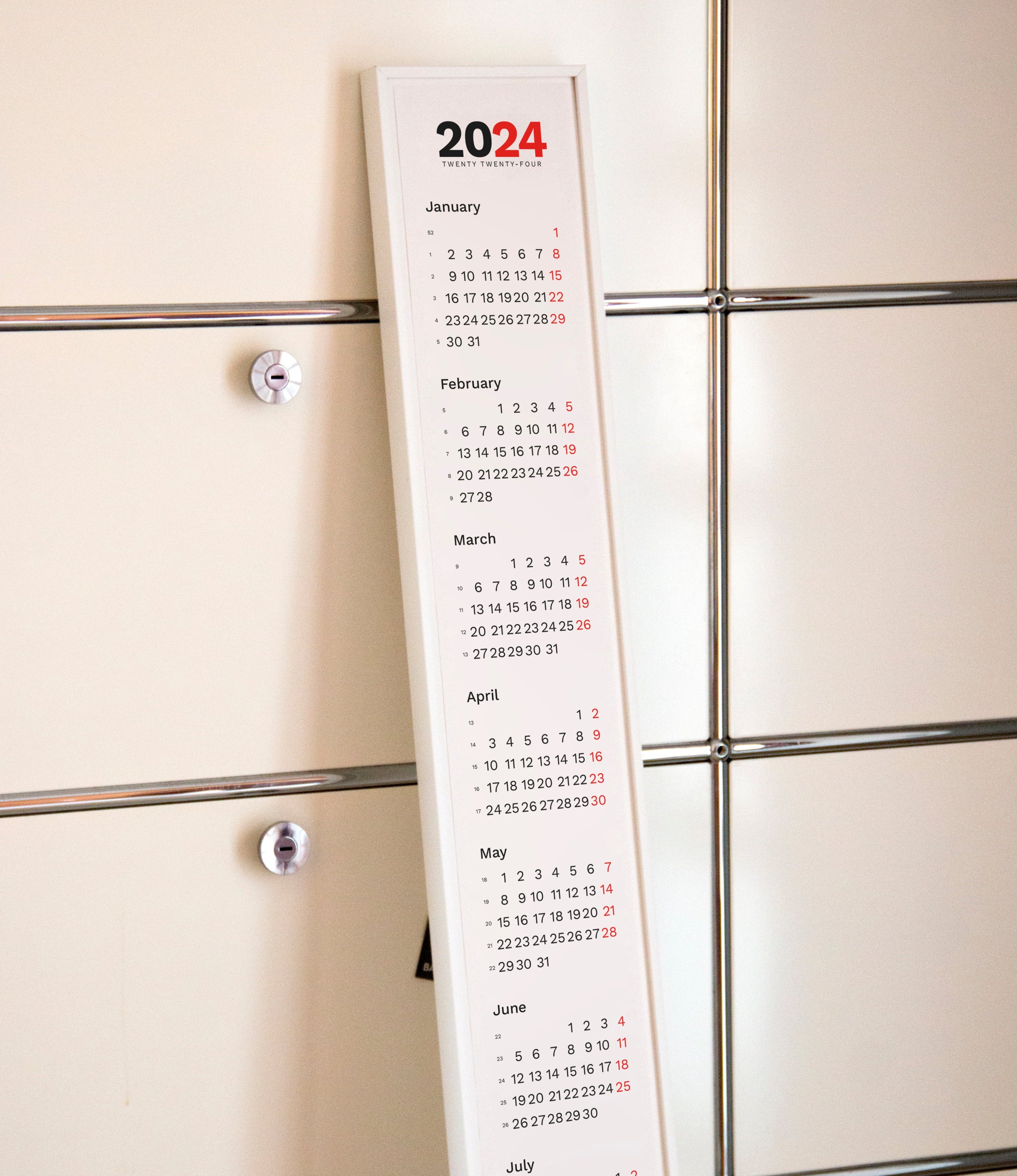 Calendario Vertical 2024