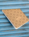 "Notes" Notebook. Tesselated cover brown colour.| OCTÀGON DESIGN 