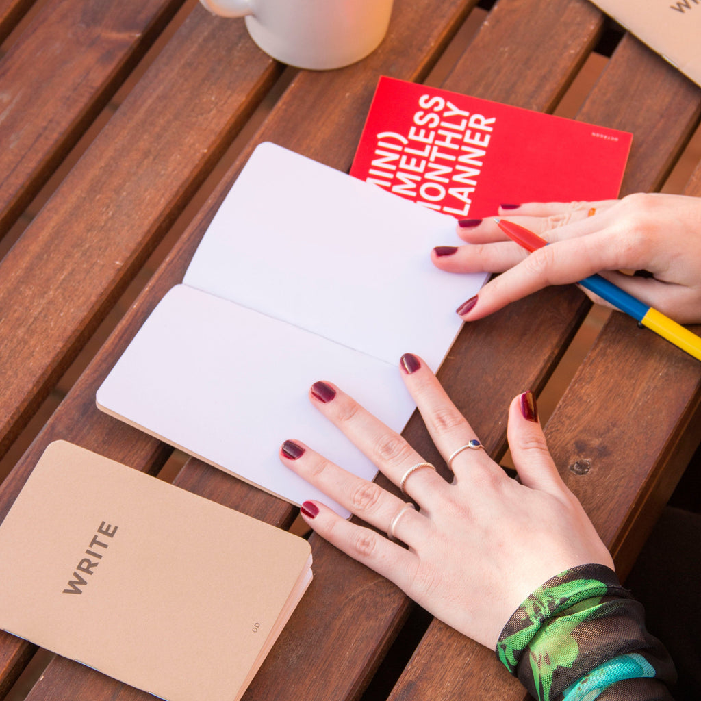 Draw Mini · Memo Book · Recycled paper · Plain paper, Similar A6 size