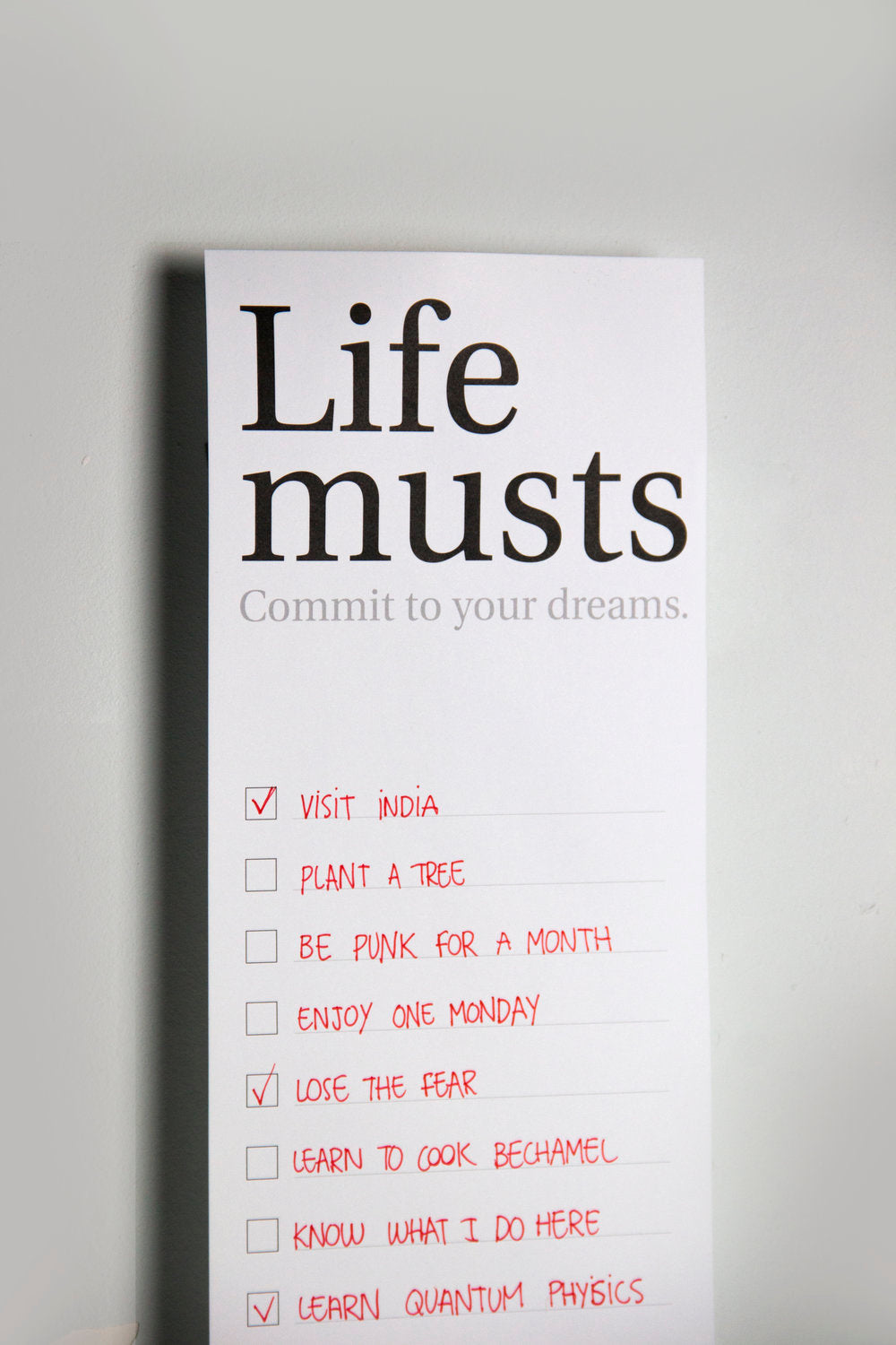 Life Musts · Poster