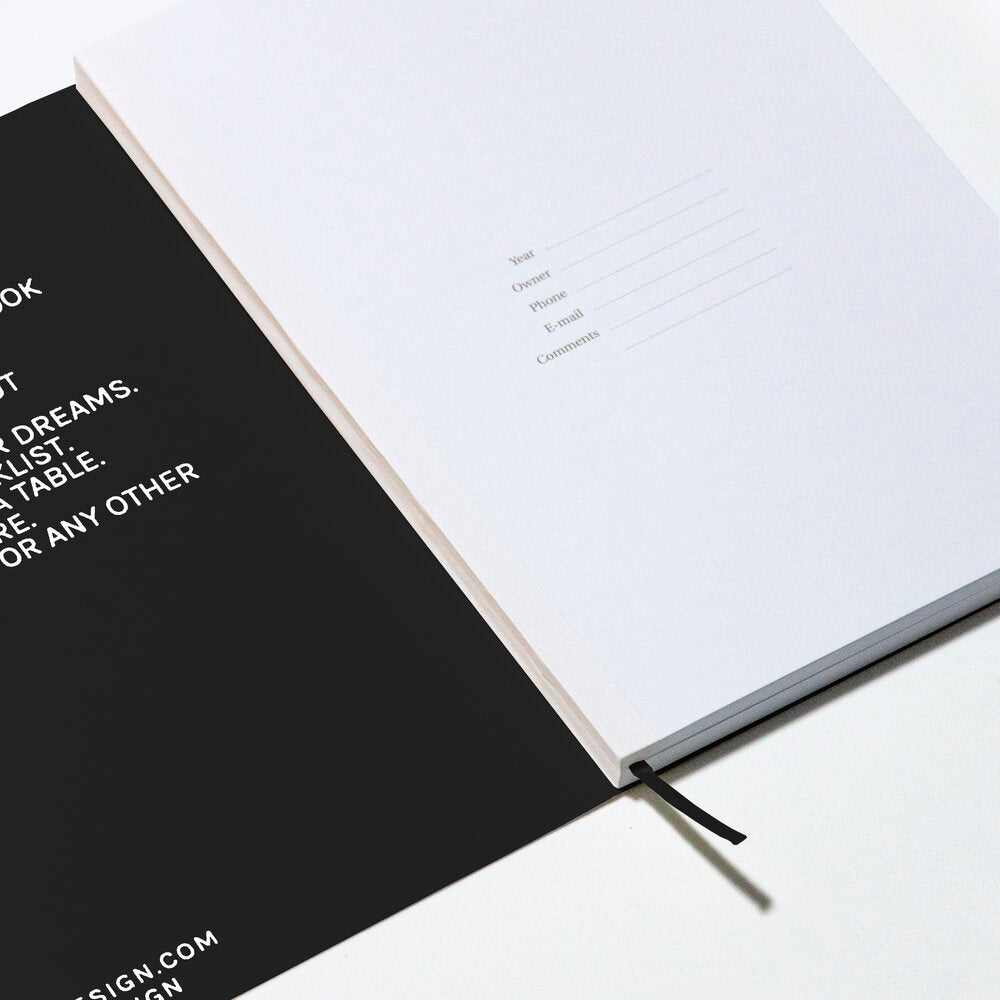Black  Notebook A4 – OCTÀGON DESIGN