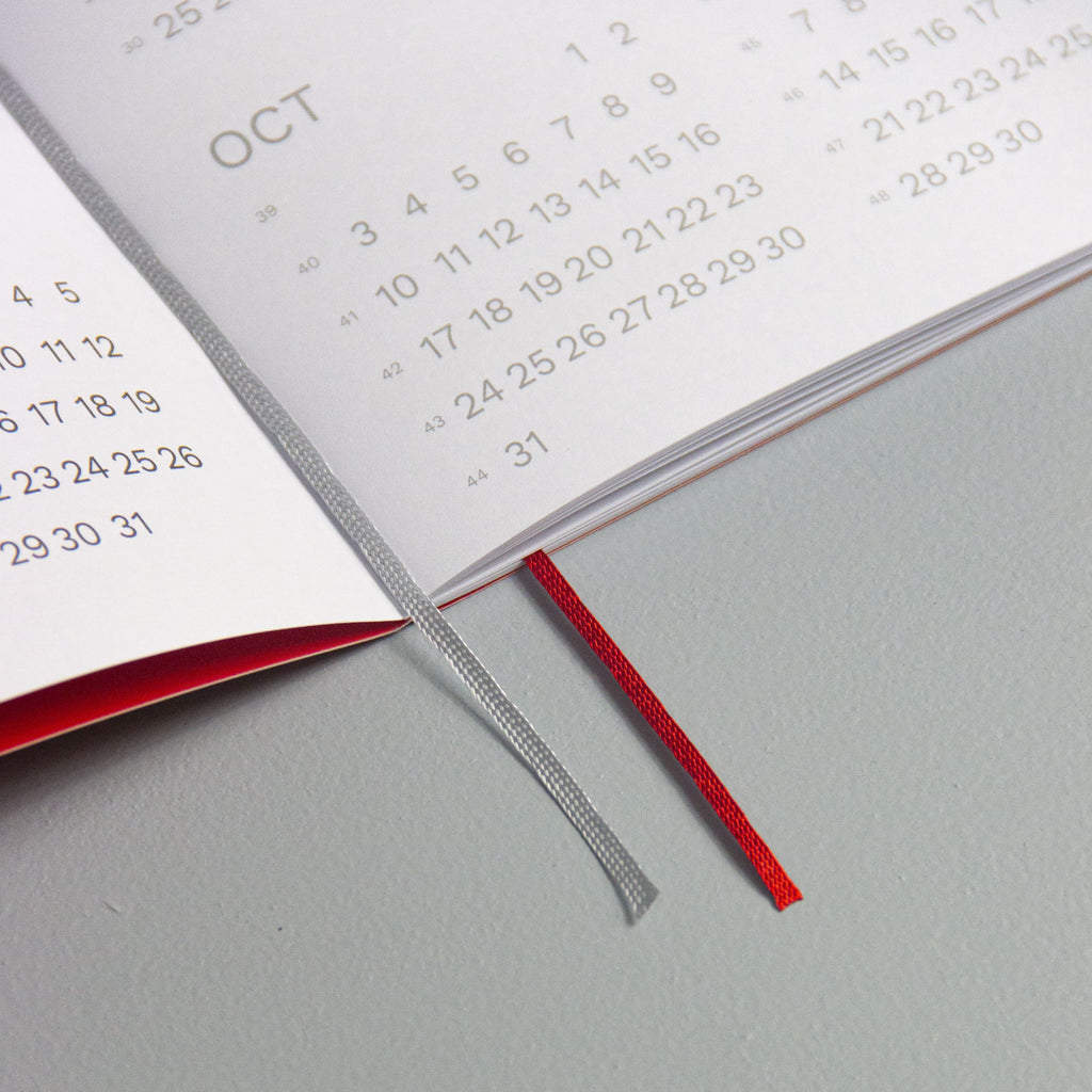 Red Ribbon Bookmark · 2 ribbons