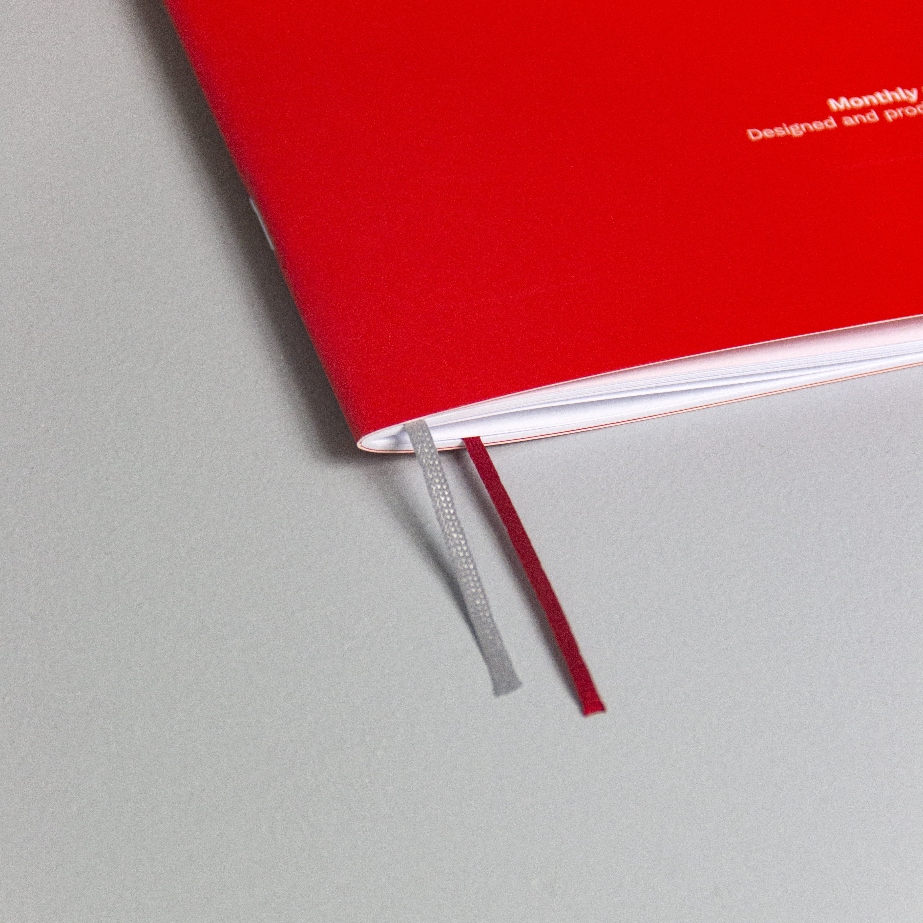 Red Ribbon Bookmark · 2 ribbons