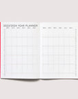 OCTÀGON DESIGN | Open "Sep23 to Aug24" Academic monthly planner. Sep23 to Aug24 year planner.
