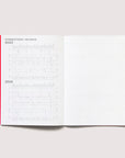 OCTÀGON DESIGN, Open "Sep23 to Aug24" Academic monthly planner. International holidays 2023 and 2024 on the left page and a lined template for notes on the right page.