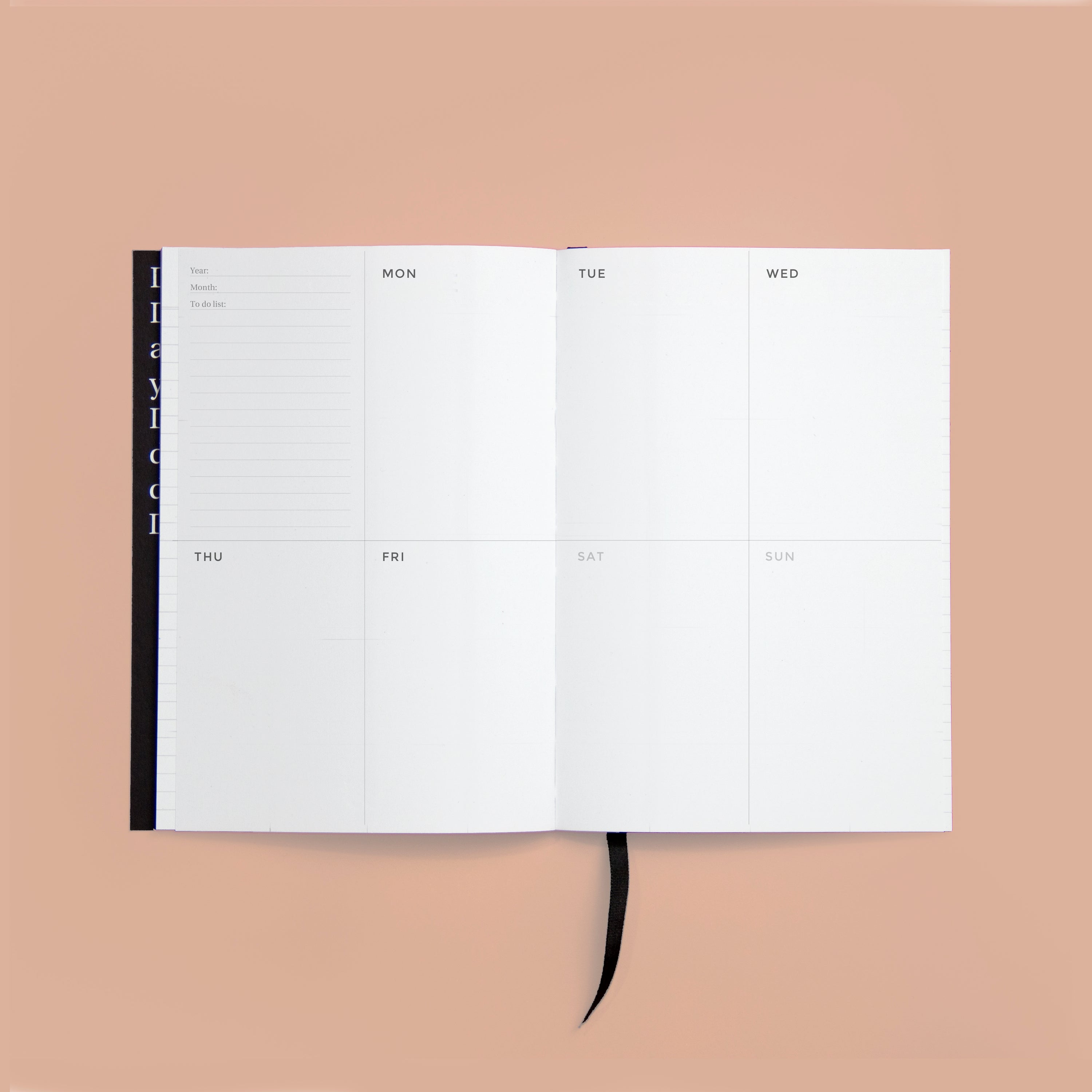 OCTÀGON DESIGN | Plan your week | Inner of the weekly planner model "Plan your week".