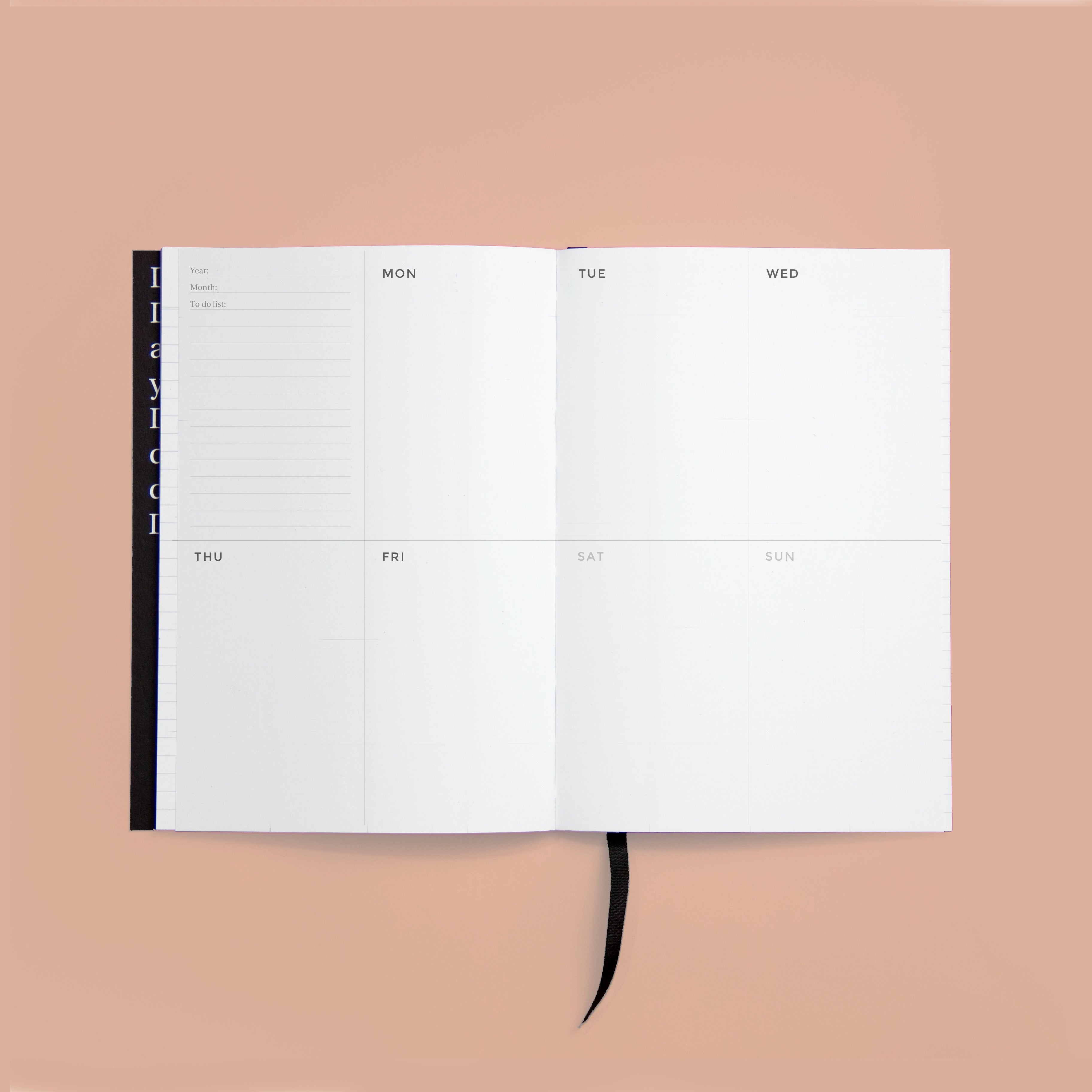 OCTÀGON DESIGN | Plan your week | Inner of the weekly planner model "Plan your week".