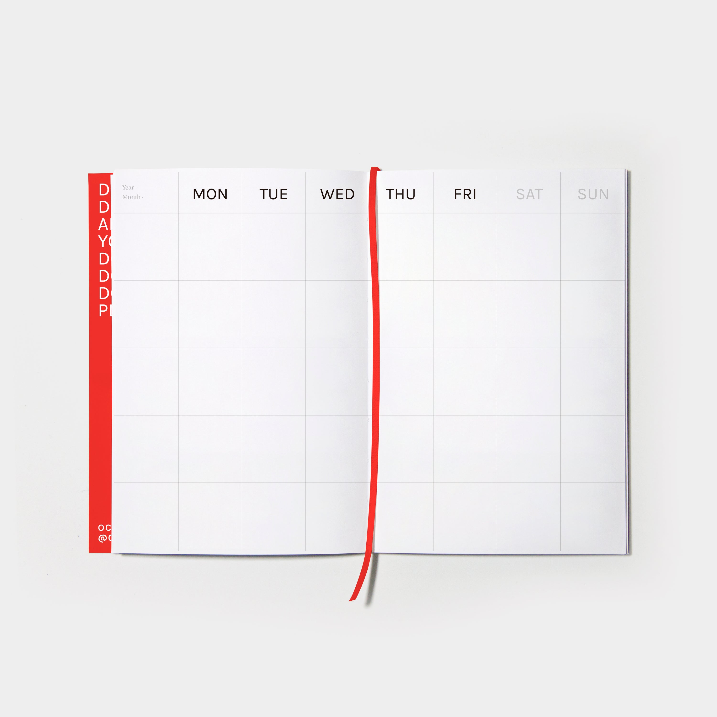 OCTÀGON DESIGN | Inner of the monthly planner model "PLAN".