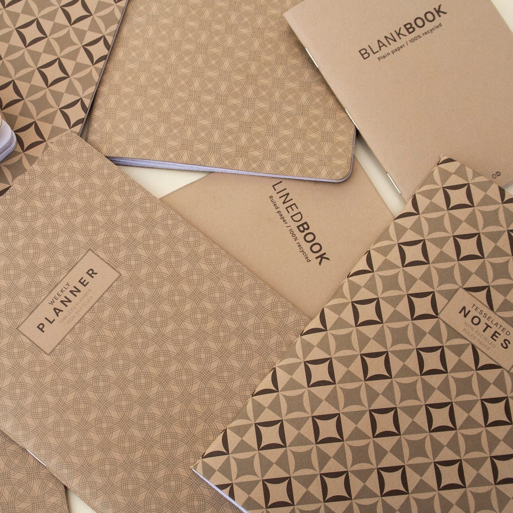 Recycled paper notebooks collection. | OCTÀGON DESIGN 