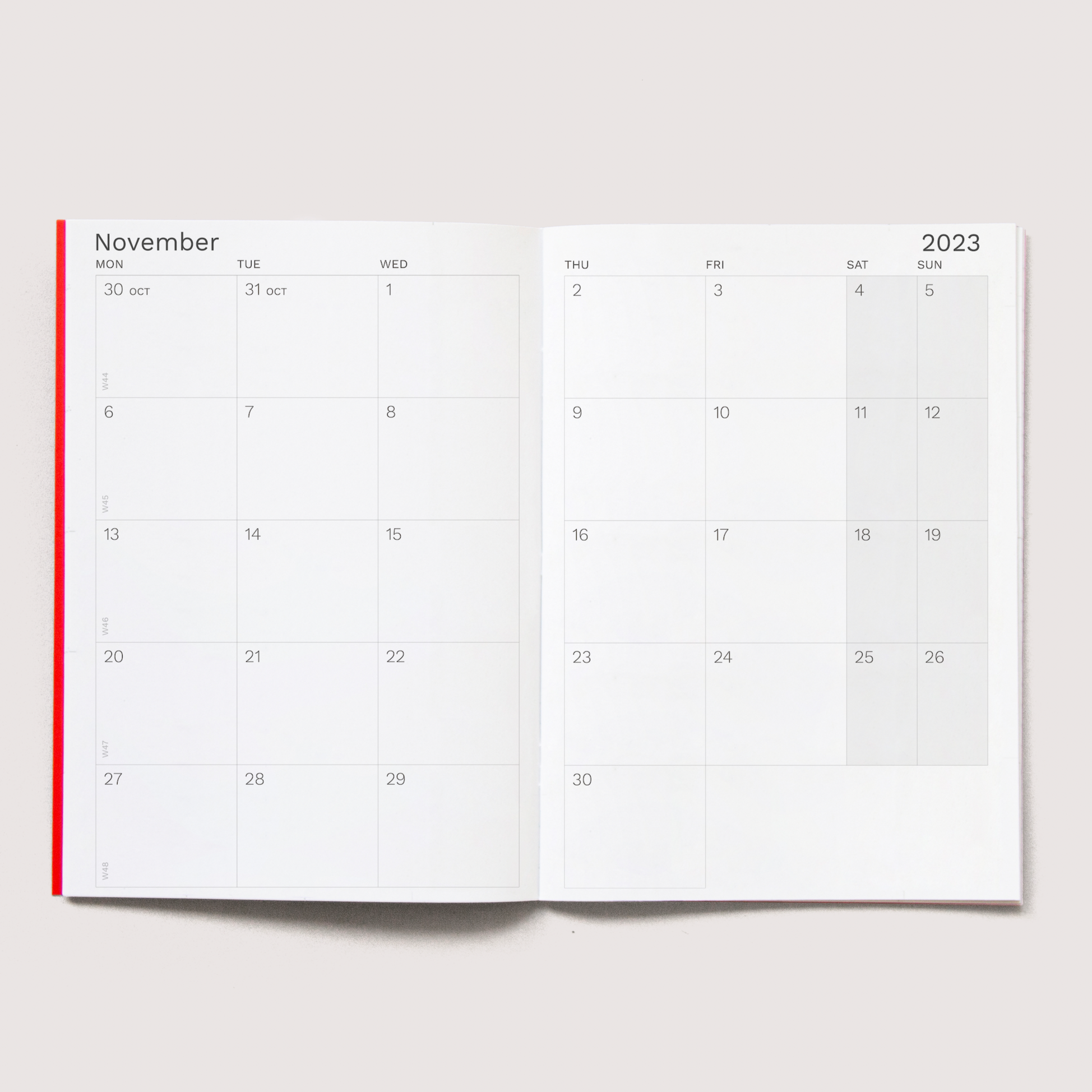 Sep23 to Aug24 Monthly Planner. Monthly template