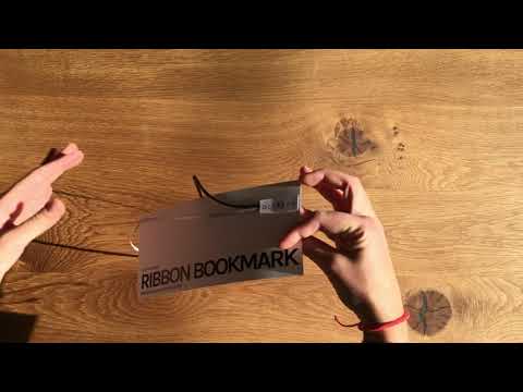 Red Ribbon Bookmark · 2 ribbons