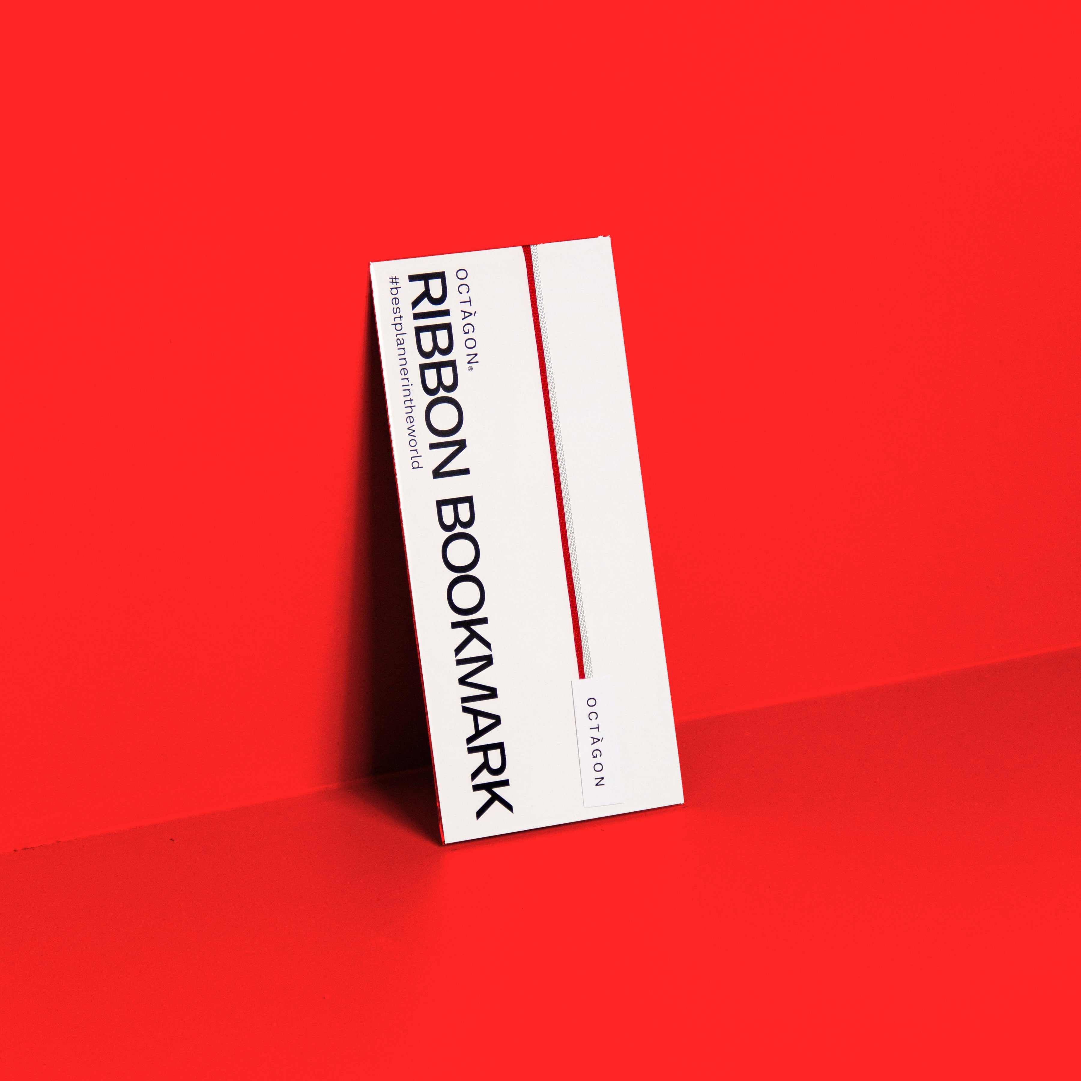 Red Ribbon Bookmark ยท 2 ribbons โ OCTรGON DESIGN