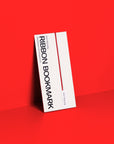 Red Ribbon Bookmark | 2 ribbons